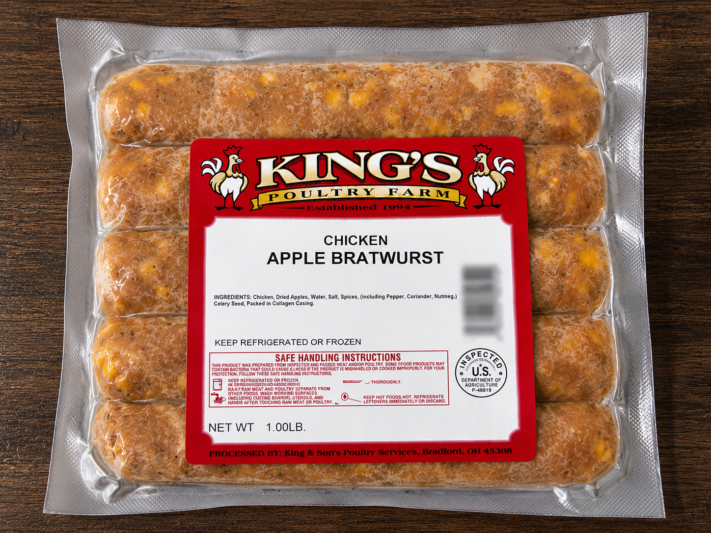 Apple Chicken Brats